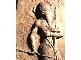 Naram-Sin king of Akkad on his victory stele. 23rd century BC. (Louvre, Paris).